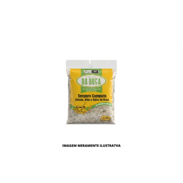 TEMPERO - PIMENTA DA ROCA - 180g - COMPLETO CEBOLA ALHO E SALSA - CX36